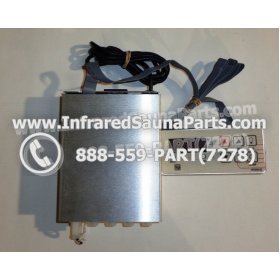 COMPLETE CONTROL POWER BOX WITH CONTROL PANEL - COMPLETE CONTROL POWER BOX  O-SAUNA INFRARED SAUNA WITH CONTROL PANEL 5