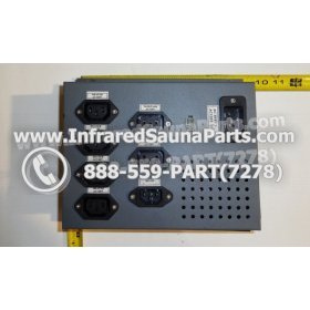 COMPLETE CONTROL POWER BOX WITH CONTROL PANEL - COMPLETE CONTROL POWER BOX CLEARLIGHT INFRARED SAUNA 110v 120v WITH ONE CONTROL PANEL 4