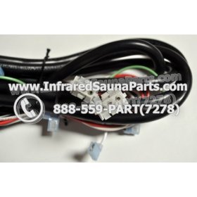 COMPLETE CONTROL POWER BOX WITH CONTROL PANEL - COMPLETE CONTROL POWER BOX HAVEN SAUNA INFRARED SAUNA AND FACEPLATE AND REMOTE CONTROL WITH WIRING 7