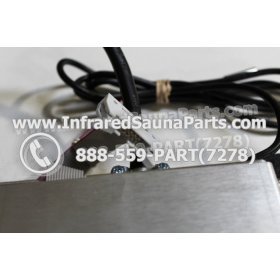 COMPLETE CONTROL POWER BOX WITH CONTROL PANEL - COMPLETE CONTROL POWER BOX EZE INFRARED SAUNA WITH 110  120 POWER CABLE AND CONTROL PANEL 2