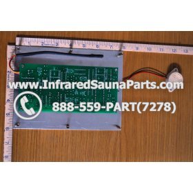 CIRCUIT BOARDS WITH  FACE PLATES - CIRCUIT BOARD WITH FACE PLATE DELUXE INFRARED SAUNA 12092007 MANUAL ON OFF SWITCH 5