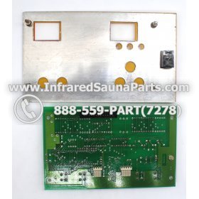 CIRCUIT BOARDS WITH  FACE PLATES - CIRCUIT BOARD WITH FACE PLATE ZENAWAKENING  INFRARED SAUNA 10J0460 2