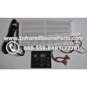 COMPLETE CONTROL POWER BOX WITH CONTROL PANEL - COMPLETE CONTROL POWER BOX VIDAL INFRARED SAUNA STYLE 4 WITH ONE CONTROL PANEL 4