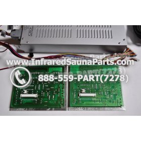 COMPLETE CONTROL POWER BOX WITH CONTROL PANEL - COMPLETE CONTROL POWER BOX WATERSTAR INFRARED SAUNA STYLE 3 WITH TWO CONTROL PANELS 4