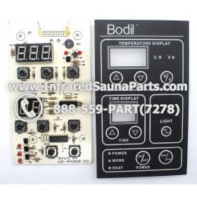 CIRCUIT BOARDS WITH  FACE PLATES - CIRCUIT BOARD WITH FACEPLATE AOK-SP4262B V03 BODIL SAUNA 1