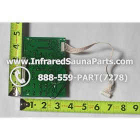 CIRCUIT BOARDS / TOUCH PADS - CIRCUIT BOARD TOUCHPAD FOR SUNLIGHT SAUNAS SELECT 7 BUTTONS 3
