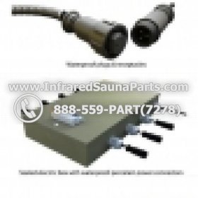 COMPLETE CONTROL POWER BOX 220V / 240V - COMPLETE CONTROL POWER BOX 220V / 240V HEATWAVE INFRARED SAUNA 1