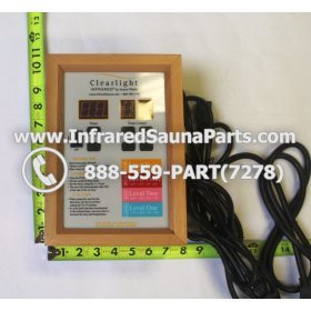 COMPLETE CONTROL POWER BOX WITH CONTROL PANEL - COMPLETE CONTROL POWER BOX CLEARLIGHT INFRARED SAUNA MODEL GD-1000 960W WITH ONE CONTROL 110V / 120V 6