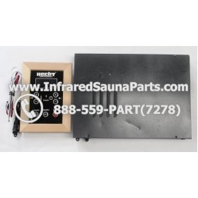 COMPLETE CONTROL POWER BOX WITH CONTROL PANEL - COMPLETE CONTROL POWER BOX HECHT INFRARED SAUNA WITH USB MP3 FM PLAYER ONE CONTROL PANEL 110V / 120V 1