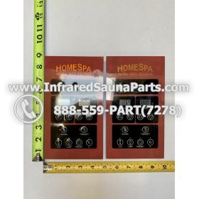CIRCUIT BOARDS WITH  FACE PLATES - CIRCUIT BOARDS WITH  FACE PLATES HOME SPA SAUNA DUAL CONTROL COMBO 5