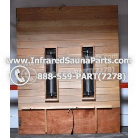 WOOD SAUNA WALLS - HEMLOCK WOOD SAUNA PANEL ( 72.5" x 58" ) 4