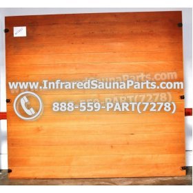WOOD SAUNA WALLS - HEMLOCK WOOD SAUNA PANEL ( 70" x 75.5" ) 1