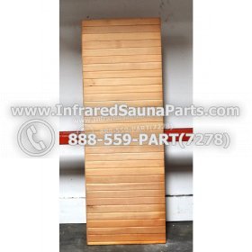 WOOD BENCHS + HEATERS - HEMLOCK WOOD BENCH ( 56.5" x 20" ) 1