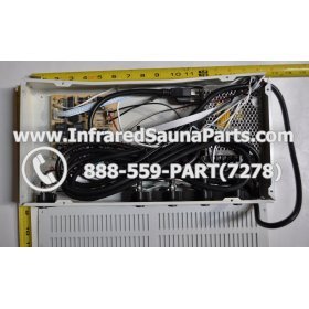 COMPLETE CONTROL POWER BOX WITH CONTROL PANEL - COMPLETE CONTROL POWER BOX KEYSBACKYARD INFRARED SAUNA STYLE 1 WITH ONE CONTROL PANEL 5