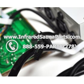 COMPLETE CONTROL POWER BOX WITH CONTROL PANEL - COMPLETE CONTROL POWER BOX KEYSBACKYARD INFRARED SAUNA STYLE 1 WITH TWO CONTROL PANELS 4