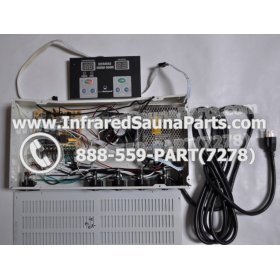 COMPLETE CONTROL POWER BOX WITH CONTROL PANEL - COMPLETE CONTROL POWER BOX JOSEN INFRARED SAUNA STYLE 1 WITH ONE CONTROL PANEL 15