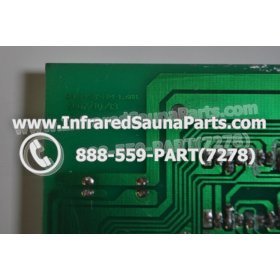 CIRCUIT BOARDS / TOUCH PADS - CIRCUIT BOARD / TOUCHPAD GAIA INFRARED SAUNA YX32764-3 (8 BUTTONS) 6