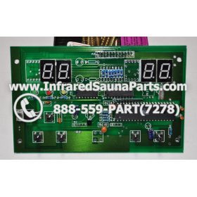 CIRCUIT BOARDS WITH  FACE PLATES - CIRCUIT BOARD WITH FACEPLATE LUX INFRARED SAUNA LYQPCB 2