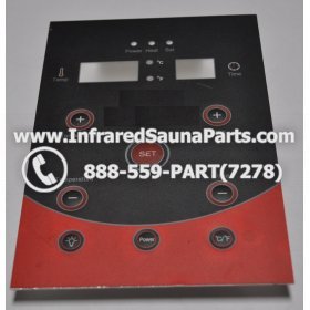 FACE PLATES - FACEPLATE FOR CIRCUIT BOARD LUX INFRARED SAUNA  06S084 4