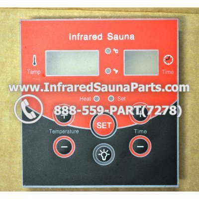 FACE PLATES - FACEPLATE FOR CIRCUIT BOARD ZENAWAKENING INFRARED SAUNA  06S085 1