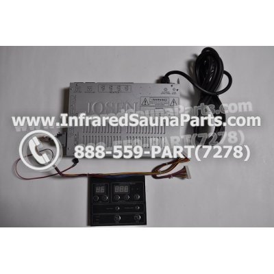 COMPLETE CONTROL POWER BOX WITH CONTROL PANEL - COMPLETE CONTROL POWER BOX PRECISION THERAPY INFRARED SAUNA STYLE 3 WITH ONE CONTROL PANEL 1