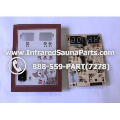 CIRCUIT BOARDS WITH  FACE PLATES - CIRCUIT BOARD WITH FACEPLATE SN74164N HEALTHY HOUSE 1
