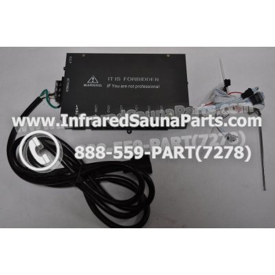 COMPLETE CONTROL POWER BOX 220V / 240V - COMPLETE CONTROL POWER BOX 220V / 240V WITH 7 CIRCUIT BOARD PINS  6 FEMALE PLUGS SAUNAGEN INFRARED SAUNA 1
