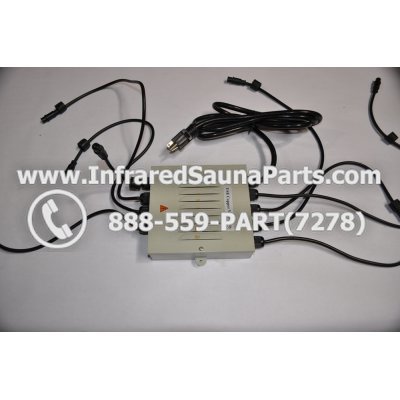 COMPLETE CONTROL POWER BOX 220V / 240V - COMPLETE CONTROL POWER BOX 220V / 240V FED INTL.INFRARED SAUNA WITH 8 HEATER PLUGS v1 1
