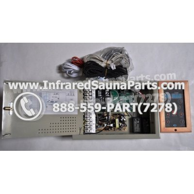 COMPLETE CONTROL POWER BOX WITH CONTROL PANEL - COMPLETE CONTROL POWER BOX 110V / 120V 4800 WATTS WITH COMPLETE WIRING HARNESS WITH ONE CONTROL PANEL 1