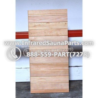 WOOD BENCHS + HEATERS - HEMLOCK WOOD BENCH ( 38.5" x 17.8" ) 1